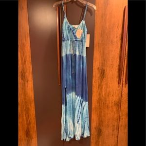 Tie dye maxi dress